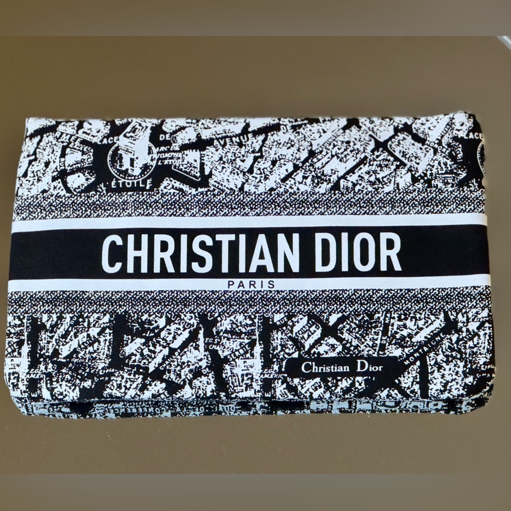 Christian Dior Black and White Clutch